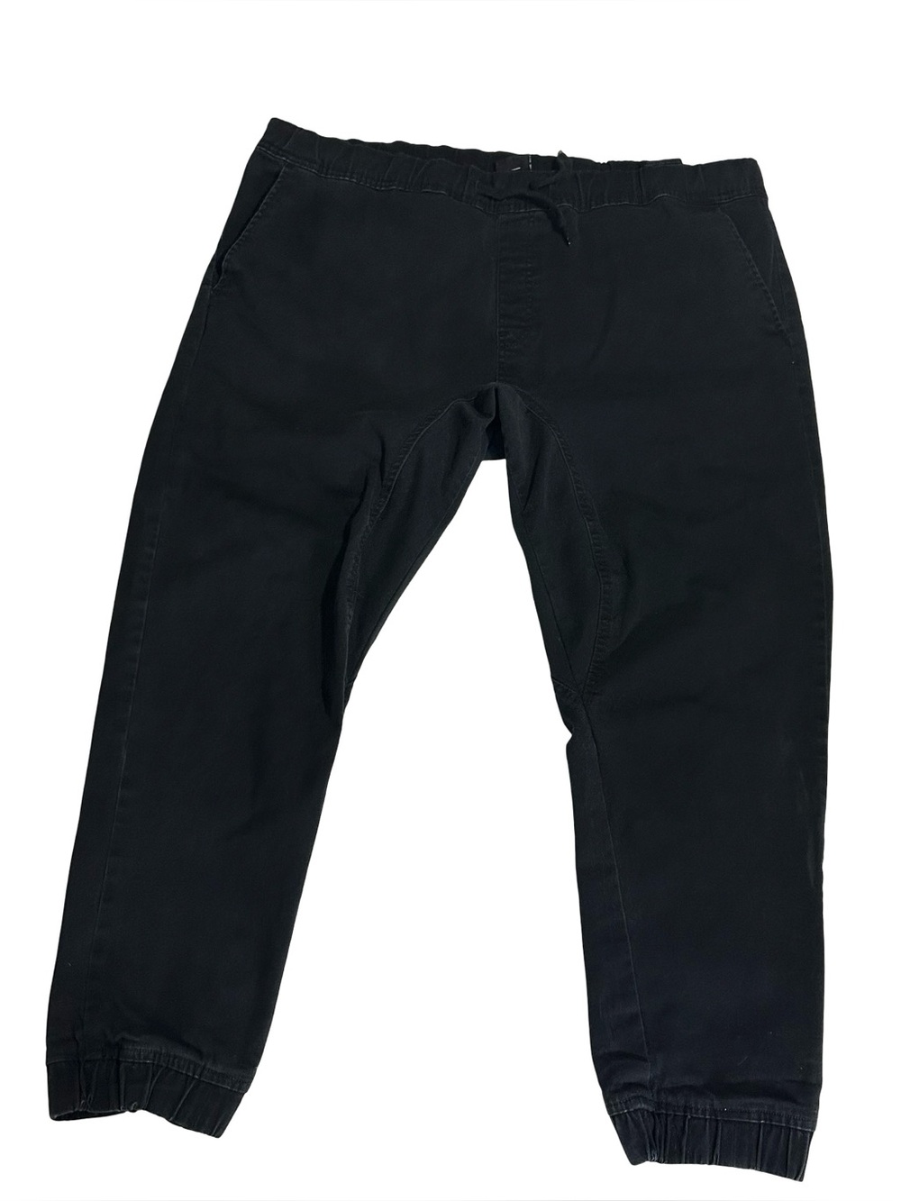 Vtg Southpole Flex The Movement Black Mens Jogger Pants Sz 3XL Stretch Waist